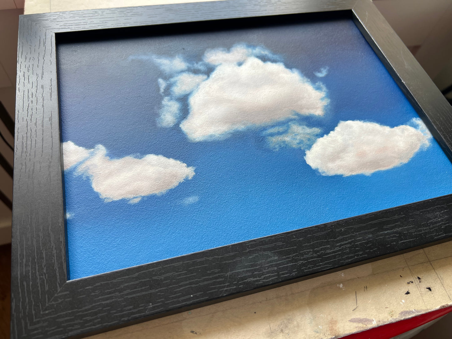 Blue Sky Clouds 12 x 9"
