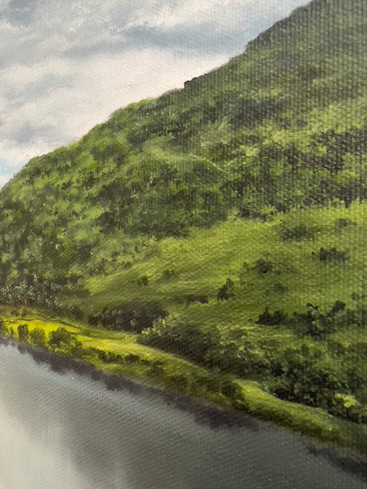 "LOCH LOMOND & THE TROSSACHS NATIONAL PARK" 12 x 16"- Oil Painting