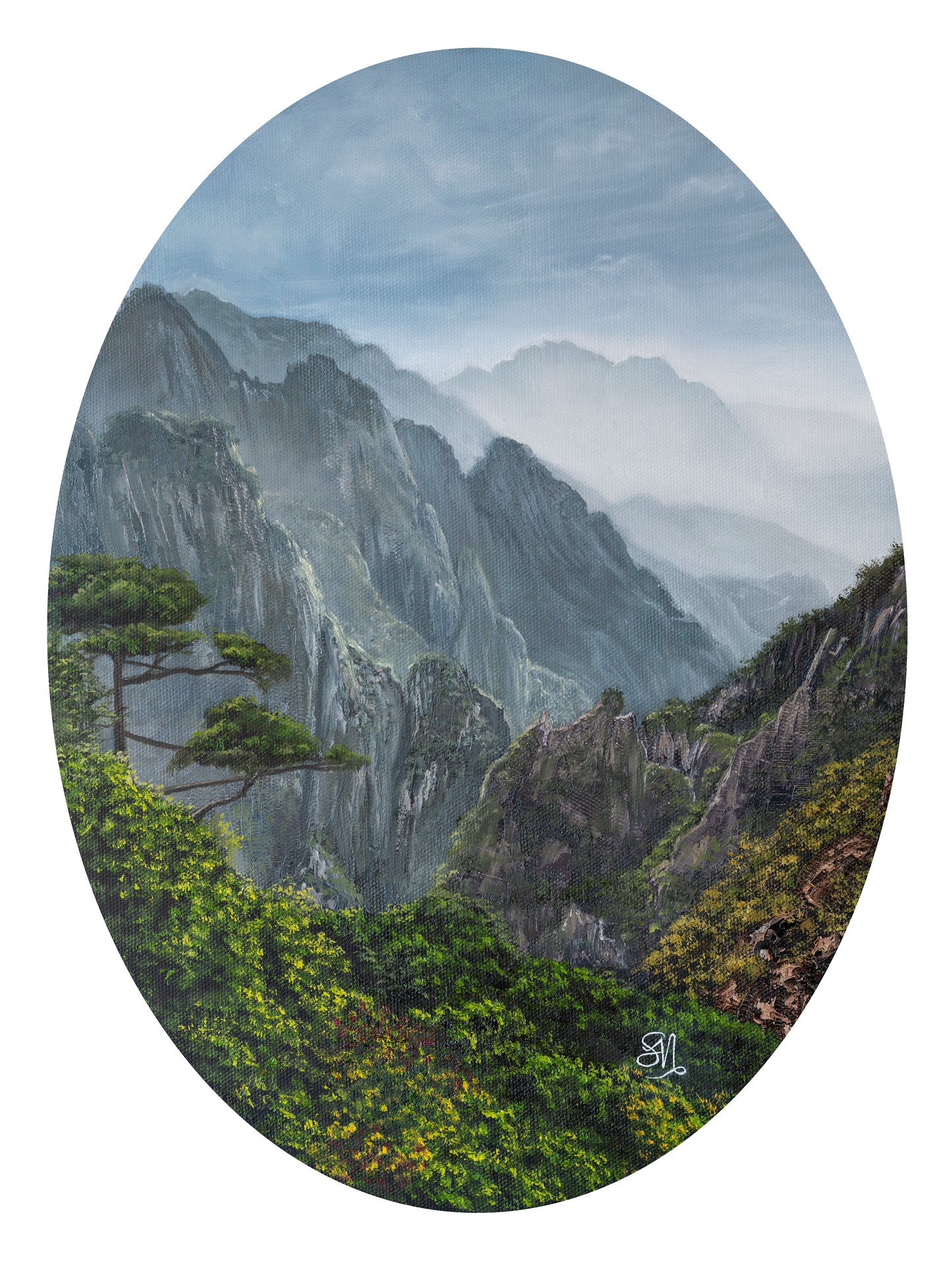 Huangshan Mountain Mist Art