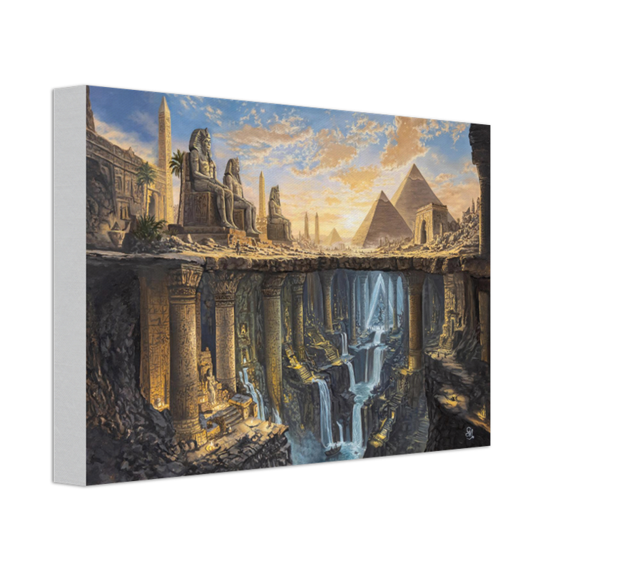 "BENEATH THE SURFACE" -Canvas Art Print
