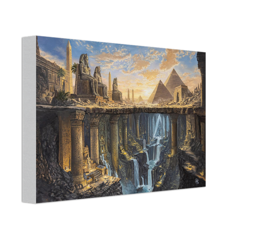 "BENEATH THE SURFACE" -Canvas Art Print