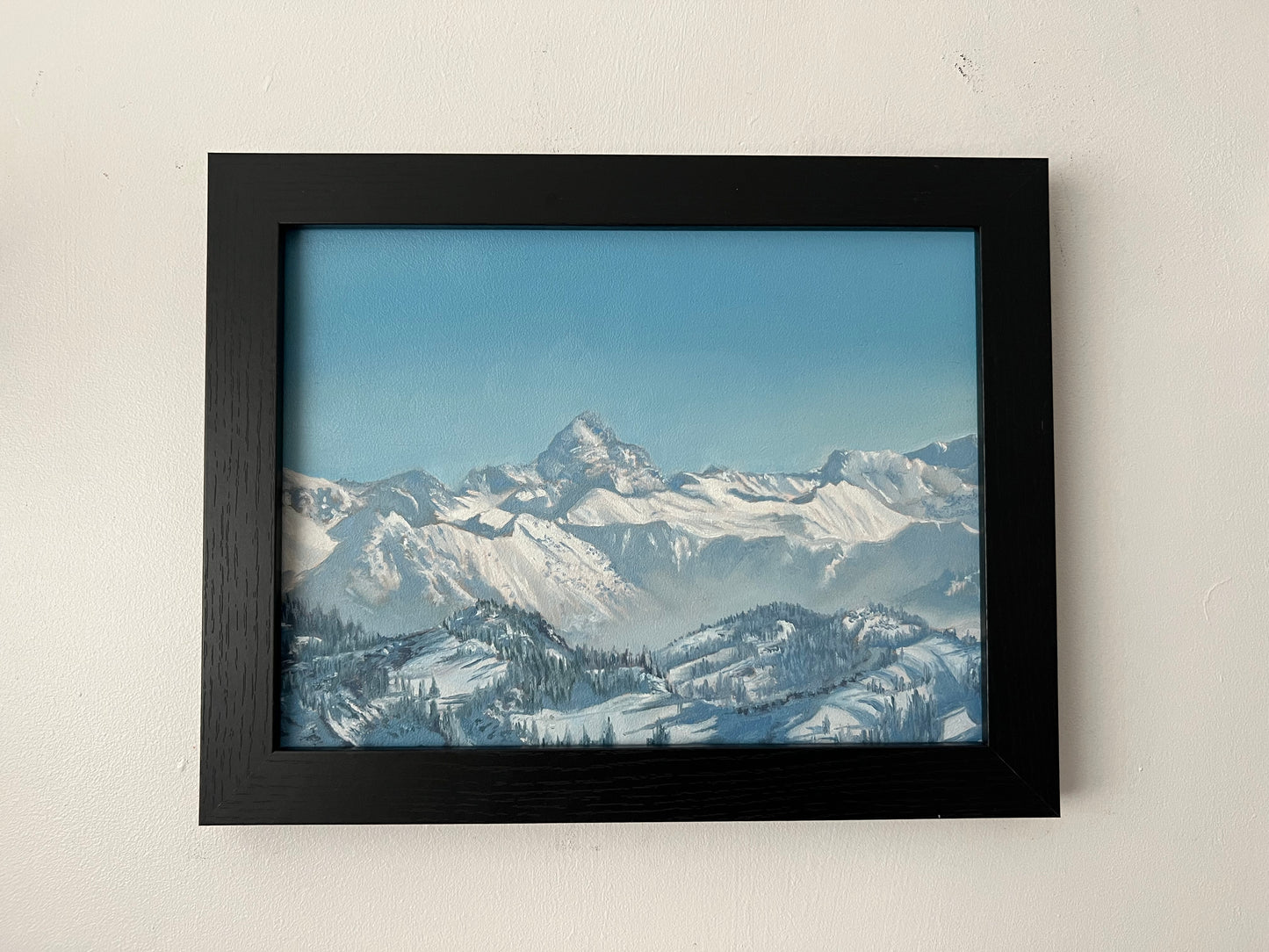 Majestic Winter Peaks 12 x 16"