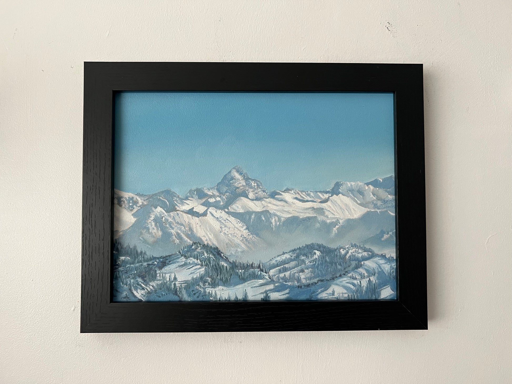 Majestic Winter Peaks 12 x 16"
