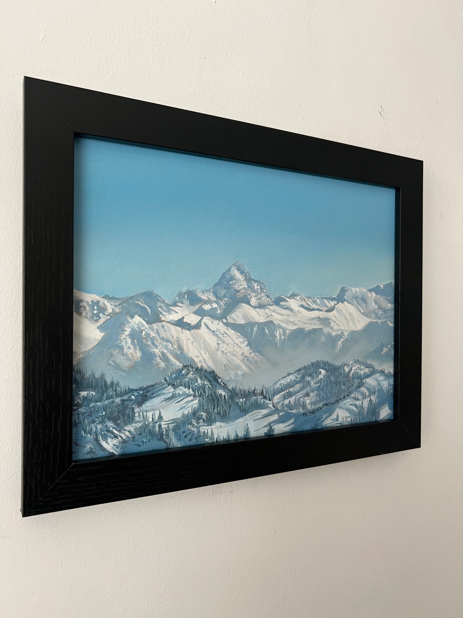 Majestic Winter Peaks 12 x 16"