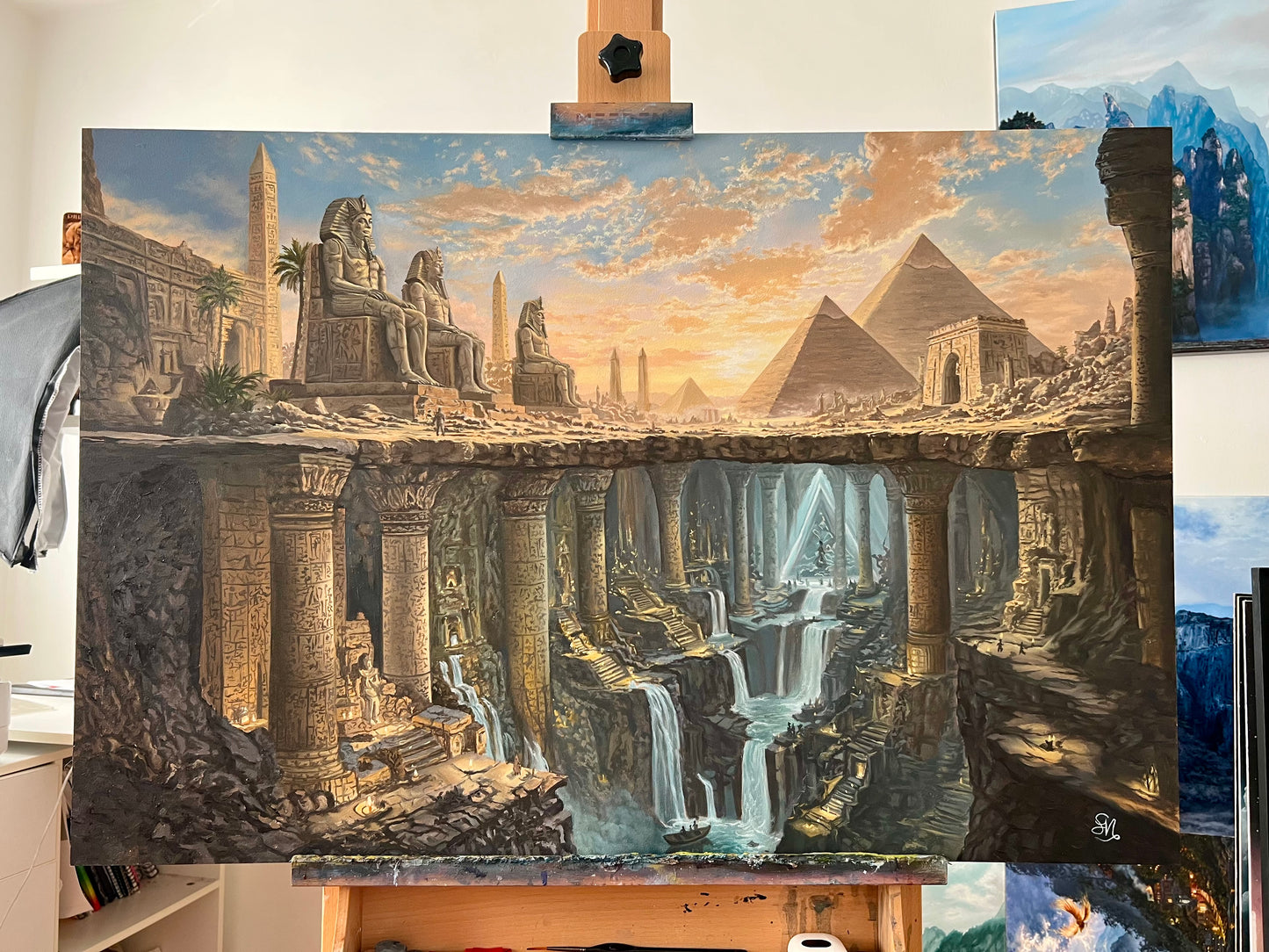 "BENEATH THE SURFACE"- Fantasy Art Print