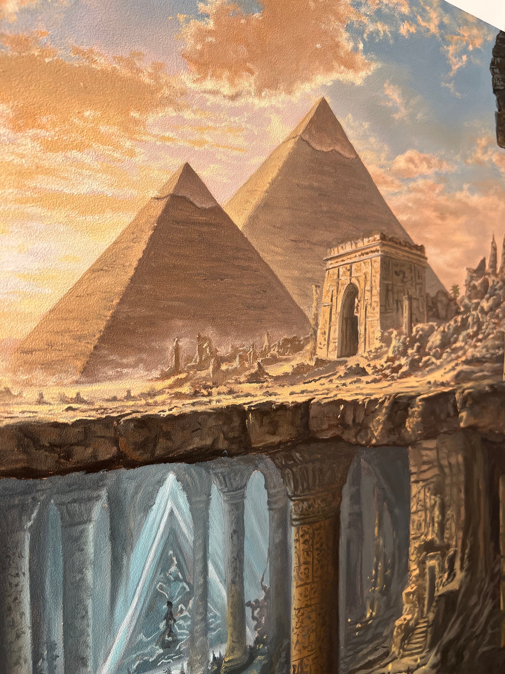 "BENEATH THE SURFACE" -Canvas Art Print