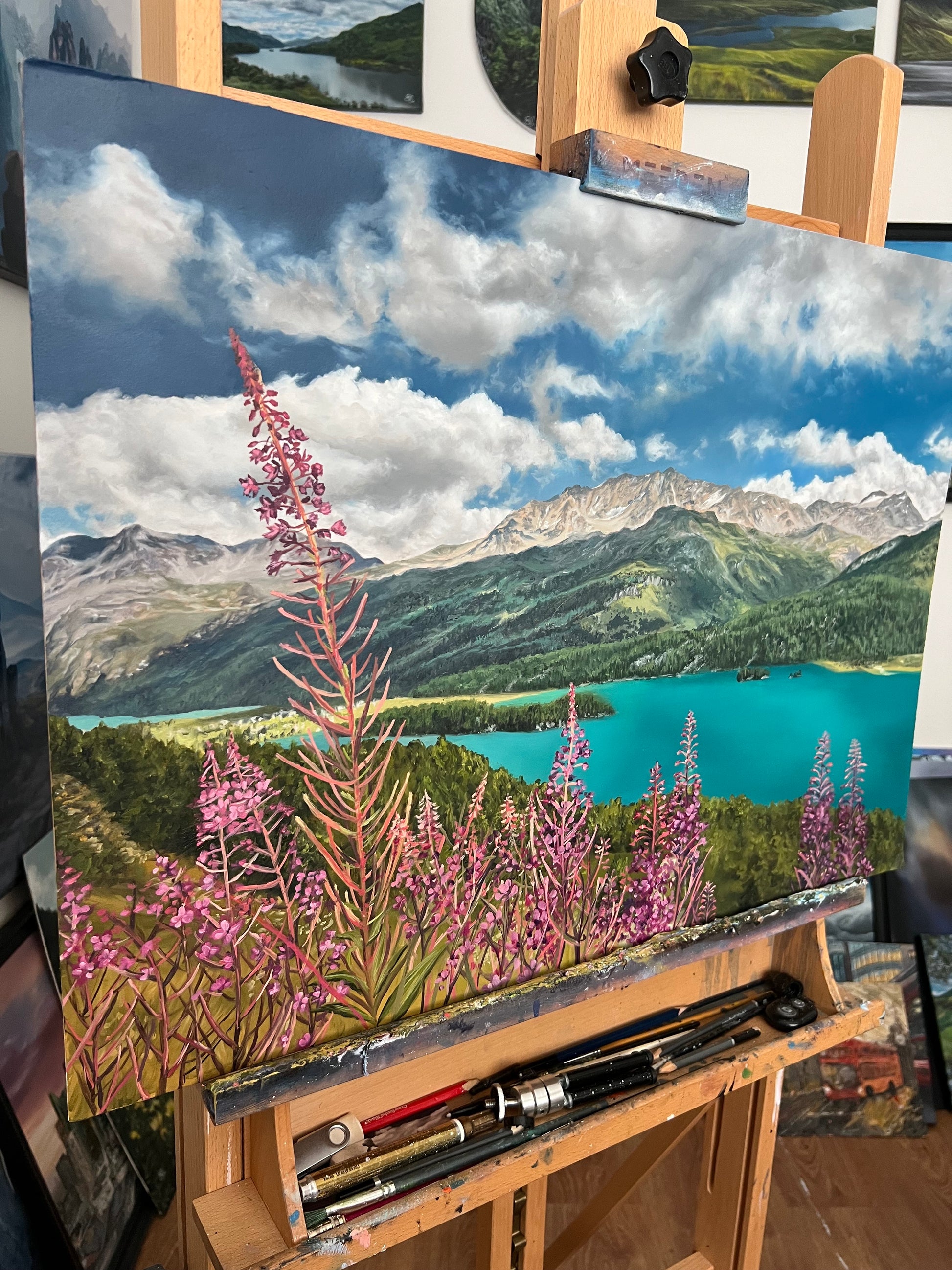 Whispers of the Alps 18 x 25"