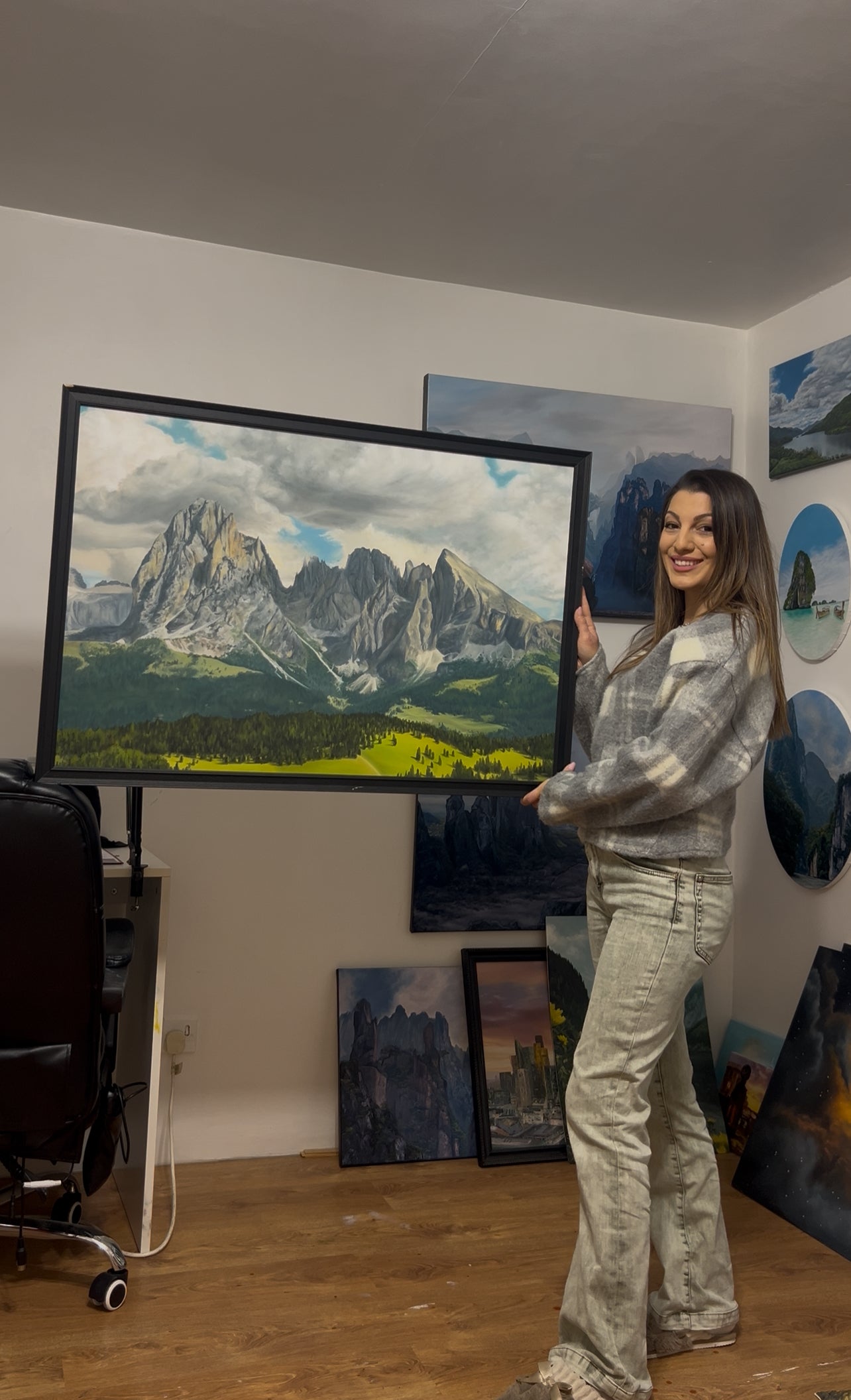 Quiet Majesty of the Dolomites 24 x 36"