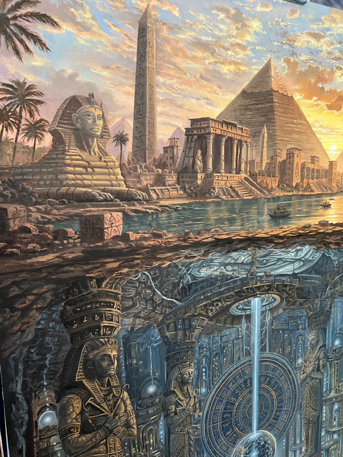 "BENEATH THE SURFACE: ADVANCED CIVILISATION"- Fantasy Art Print