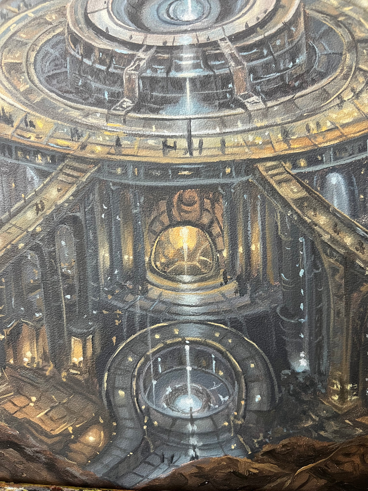 "BENEATH THE SURFACE: ADVANCED CIVILISATION"- Fantasy Art Print