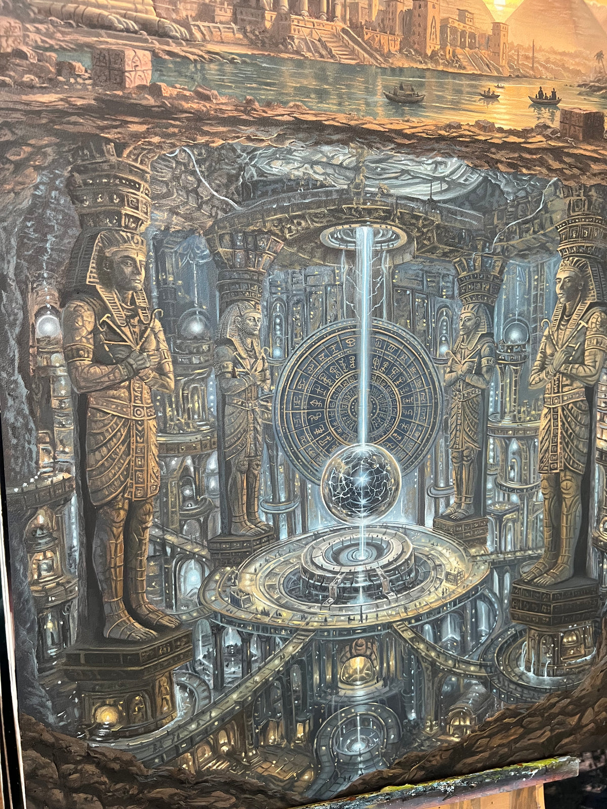 "BENEATH THE SURFACE: ADVANCED CIVILISATION"- Fantasy Art Print