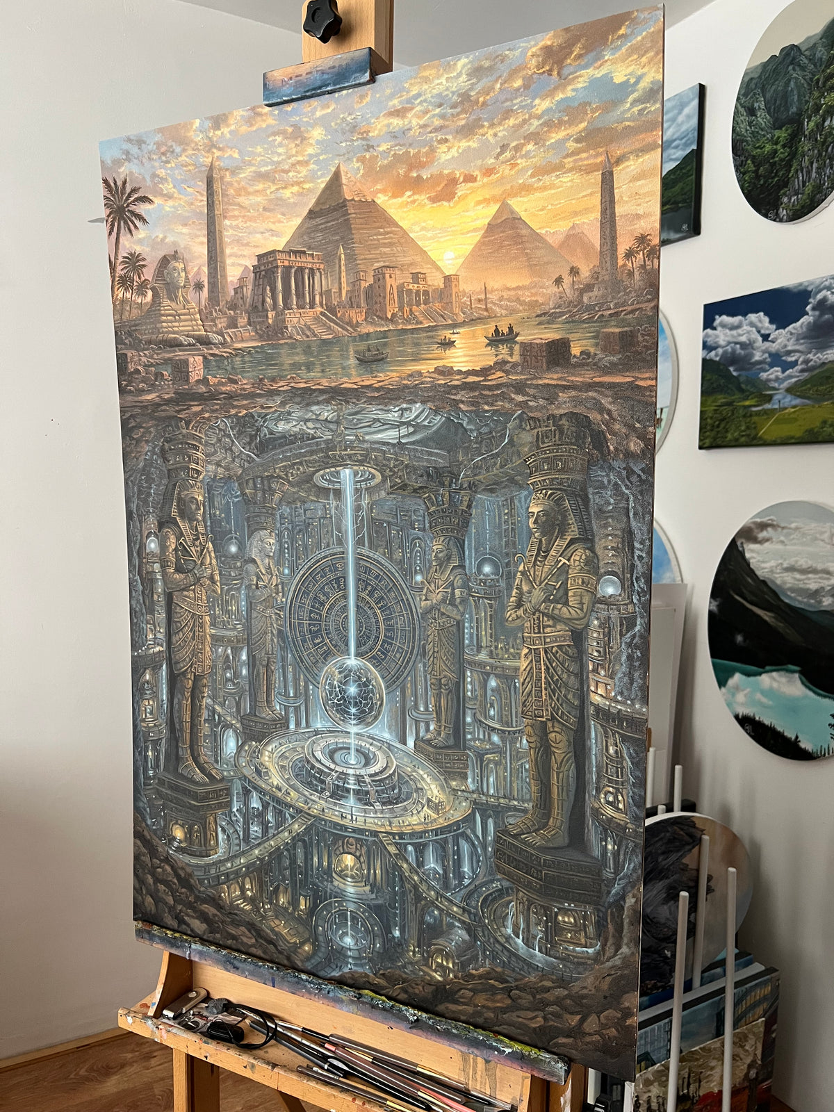 "BENEATH THE SURFACE: ADVANCED CIVILISATION"- Fantasy Art Print