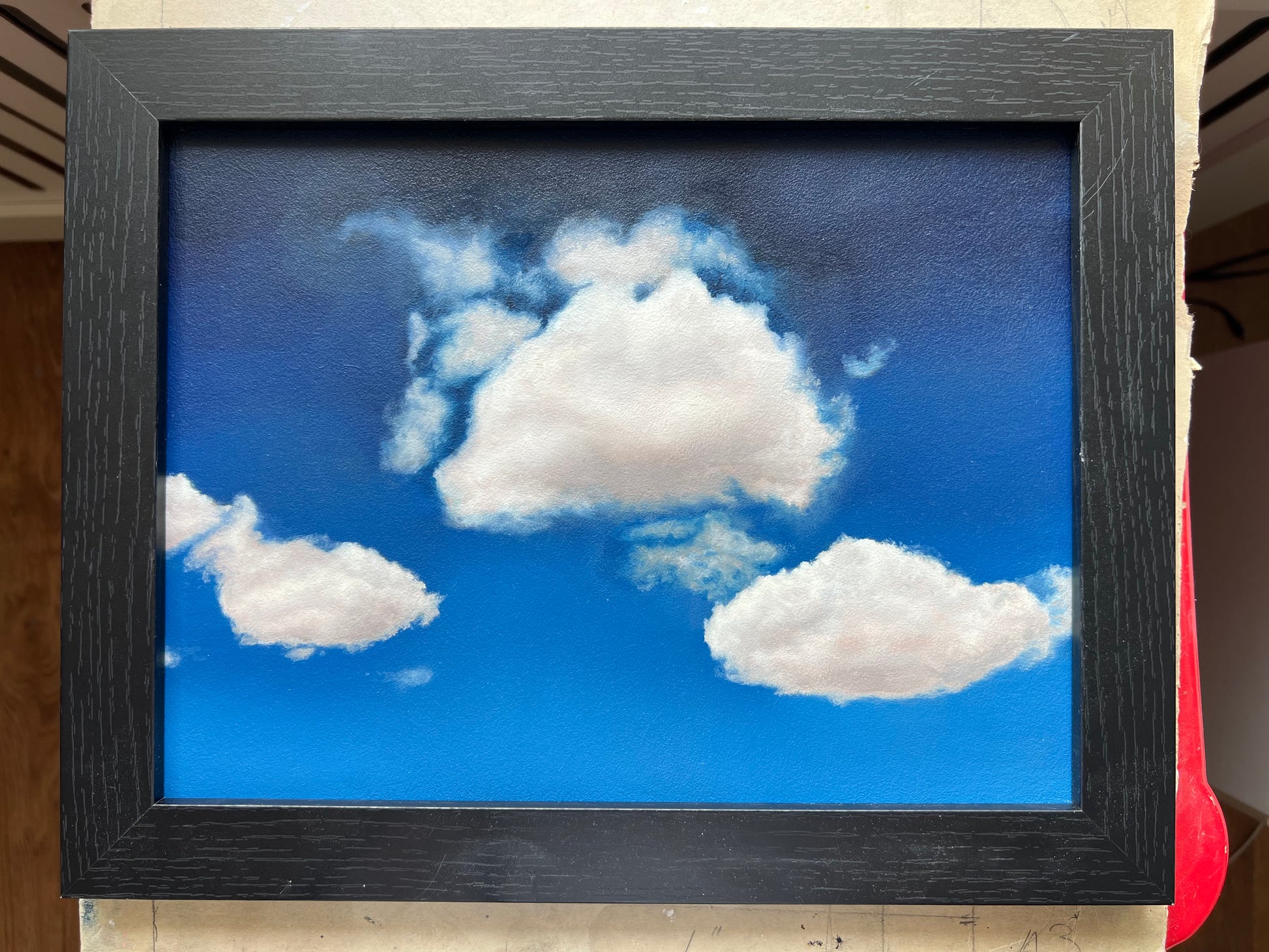 Blue Sky Clouds 12 x 9"