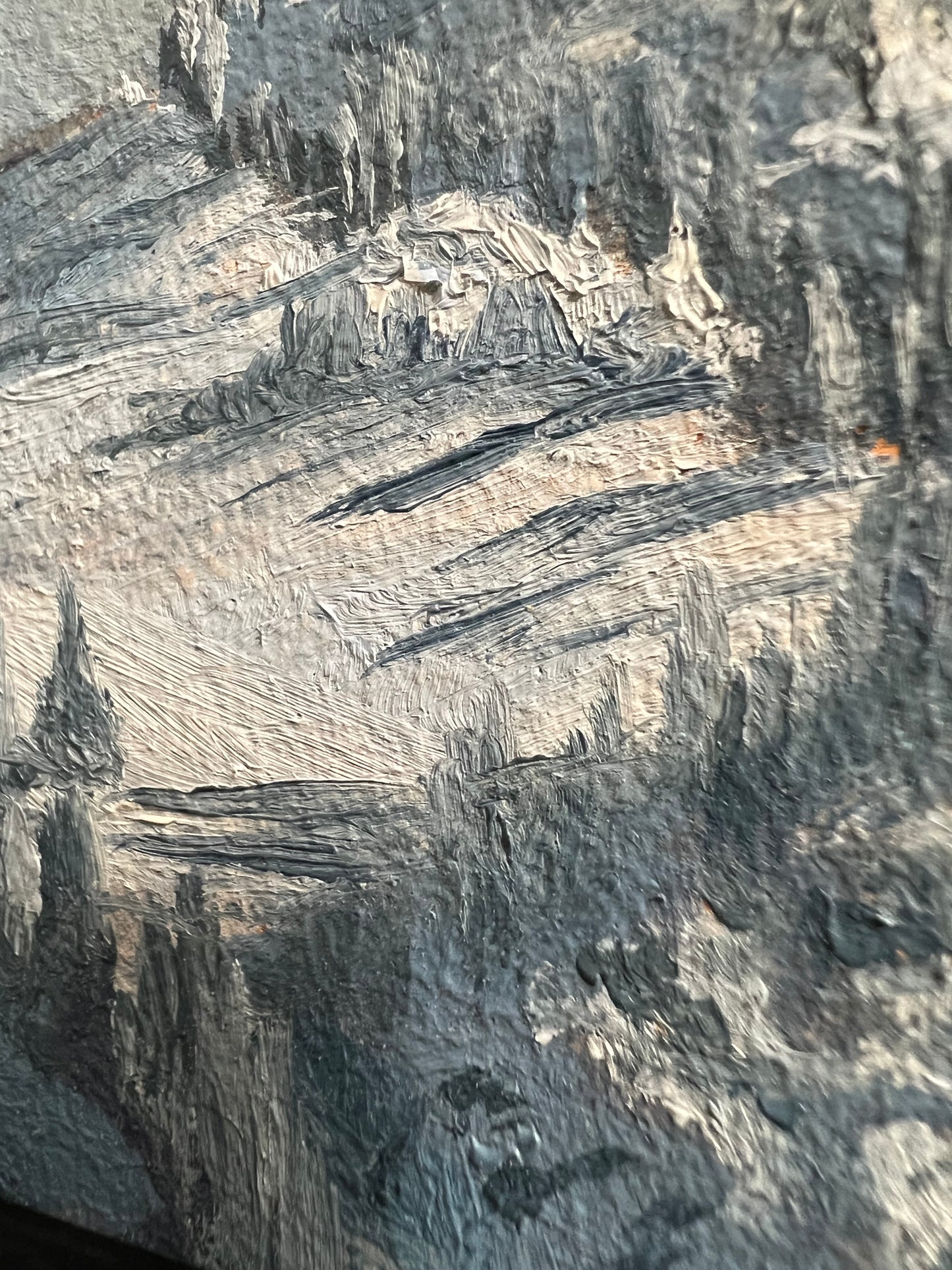 Majestic Winter Peaks 12 x 16"