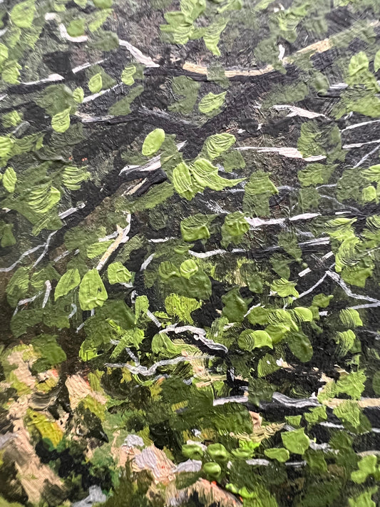 Stillness Between Peaks 12 x 16"