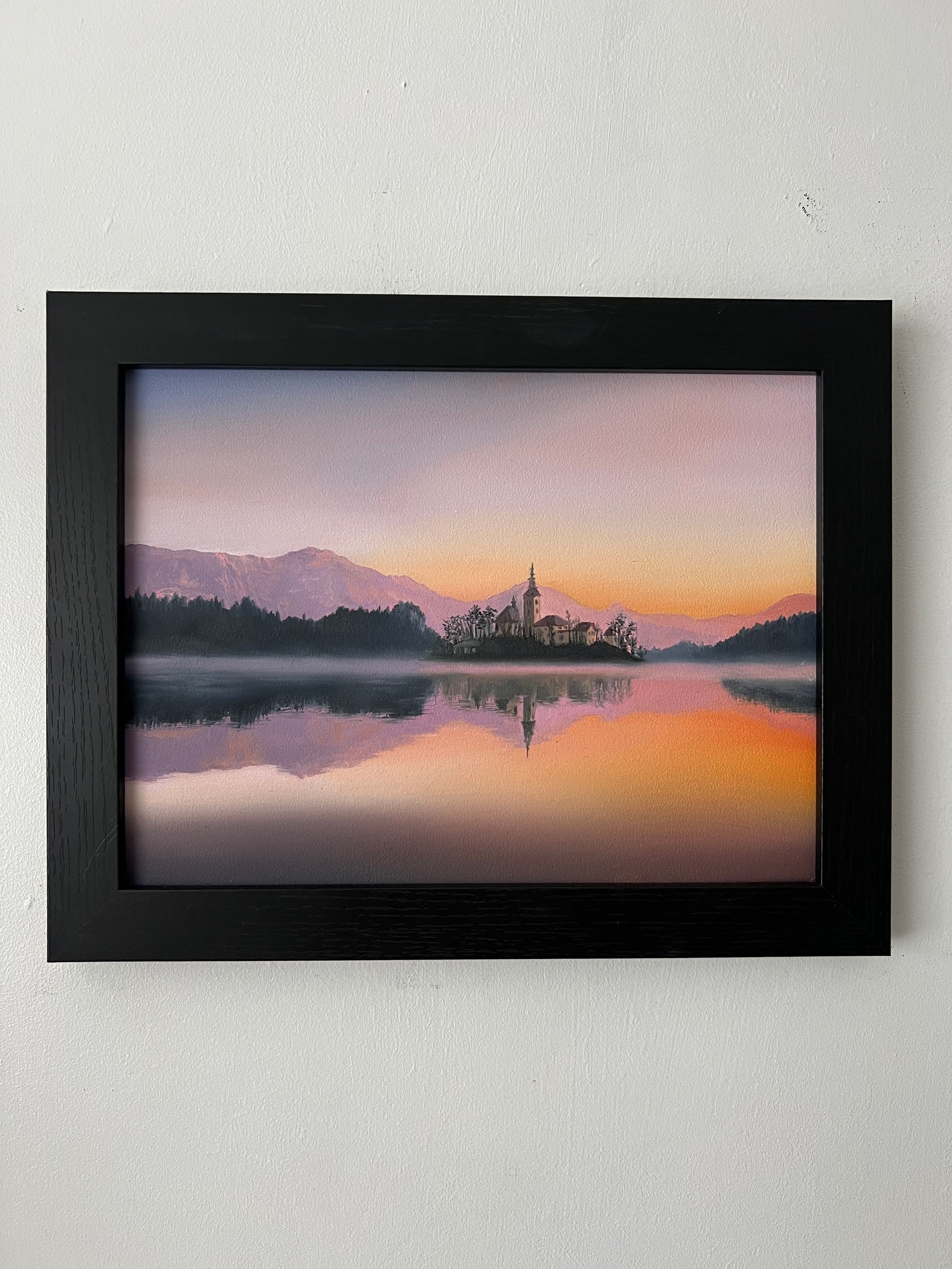 Stillness Over Bled 12 x 16"