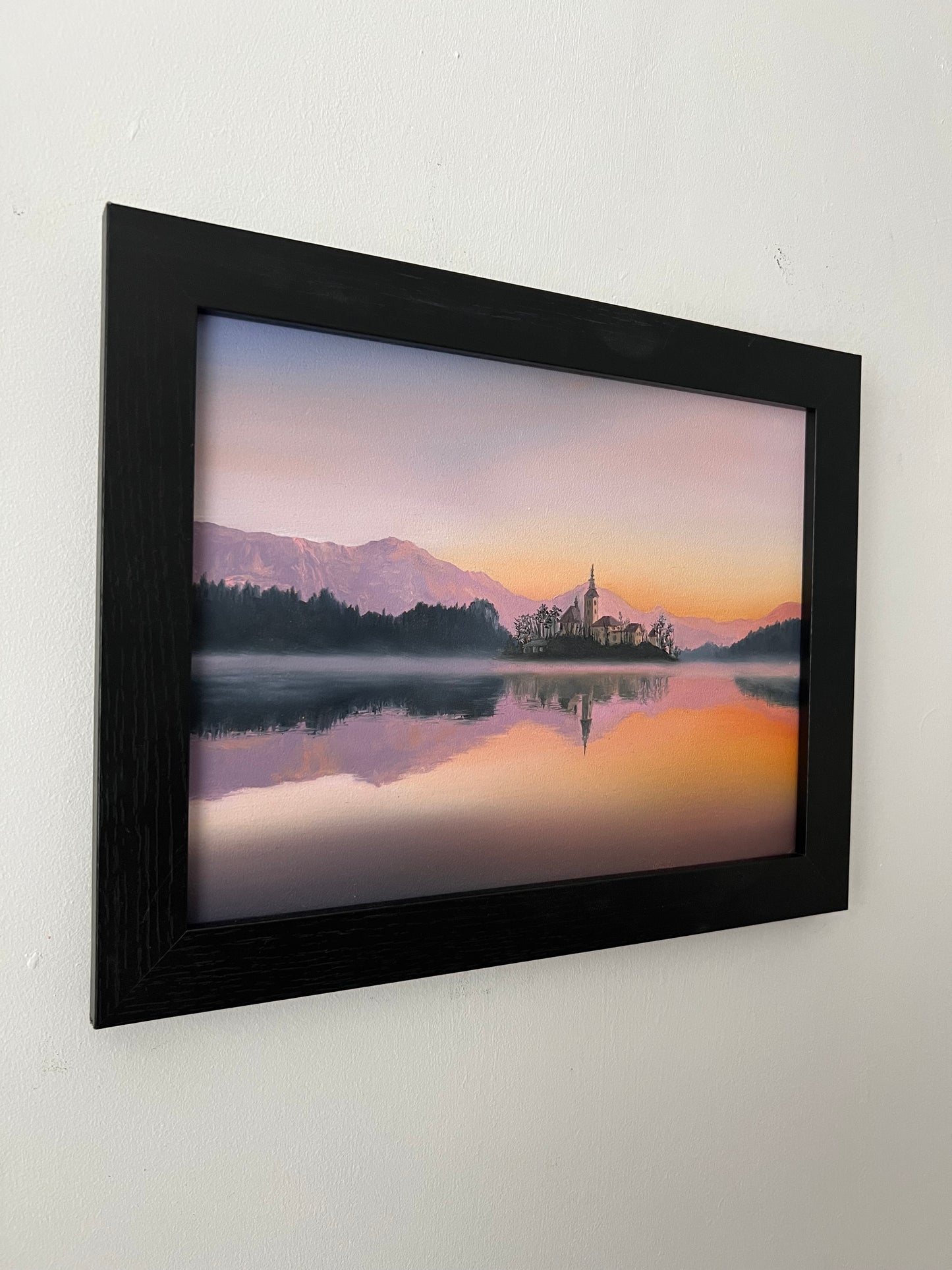 Stillness Over Bled 12 x 16"