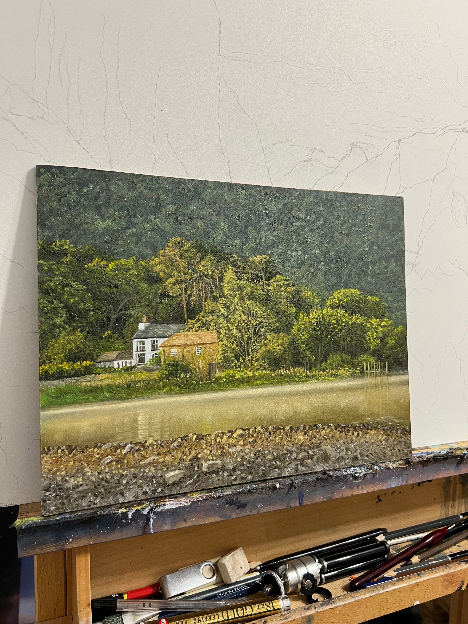 Reflections of Keswick 12 x 16"