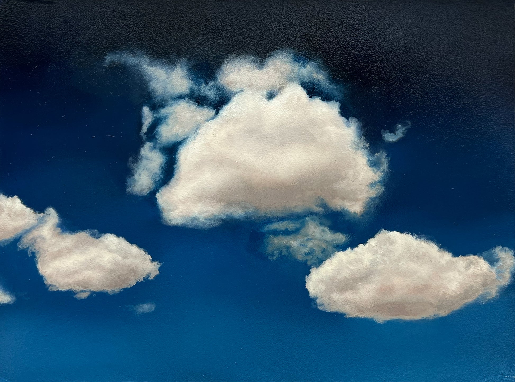 Blue Sky Clouds 12 x 9"
