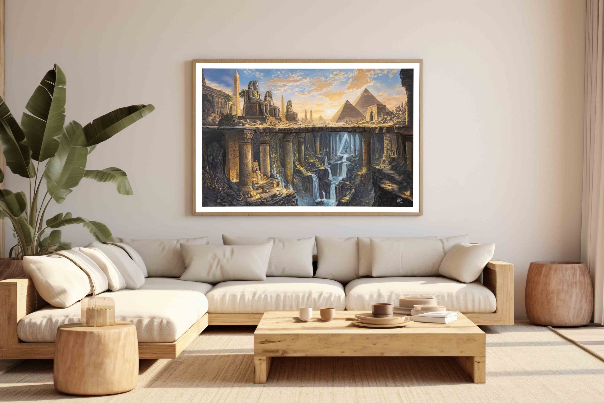 "BENEATH THE SURFACE"- Fantasy Art Print