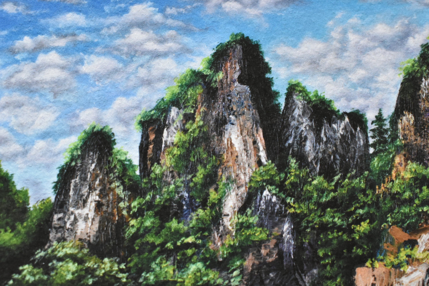 "Thailand Seascape"- Railay Beach Canvas Art Print