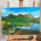 "Tranquil Lake" 20 x 27"- Lake Painting