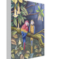 "Tropical Parrots" - Wildlife Painting Canvas Art Print